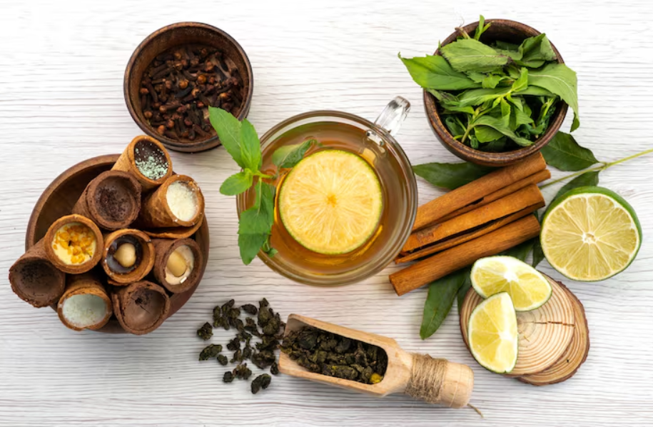 Best Ayurvedic products in Balaghat displayed with traditional herbs